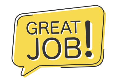 Popüler sanat tarzında harika bir konuşma balonu. Komik konuşma. Pencere diyaloğu. Satılık sarı pankart.