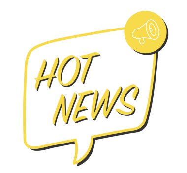 Son dakika konuşma balonu afişi