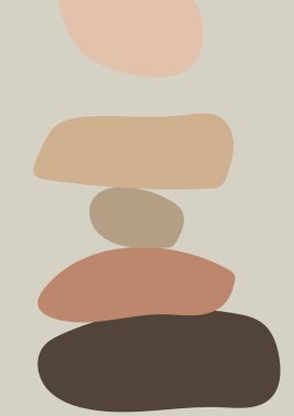 Organik şekilli soyut arkaplan ve pastel renklerde el çizimi çizgisi. Metin için alanı olan modern tasarım şablonu. Markalaşma tasarımı için minimal stil kapağı.