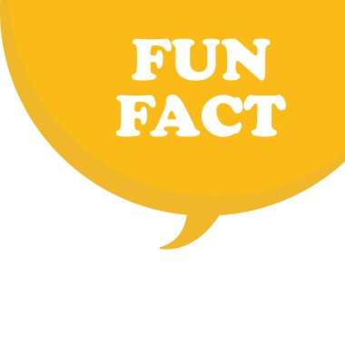 Karalama konuşma balonunda eğlenceli bir gerçek. Vektör illüstrasyonu 10