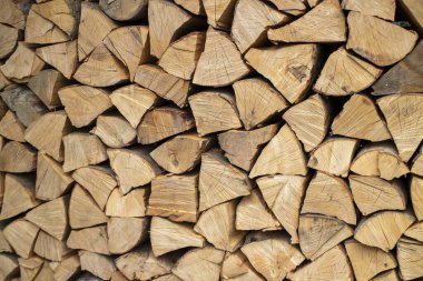 Yığınla yakacak odun.