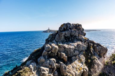 Sardunya 'da deniz manzarası
