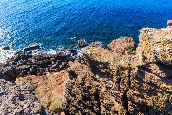 Скалистые Берега Сардинии Клиффс Италия — стоковое фото
