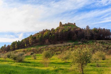 Monreale Kalesi, Barumini yakınlarında eski bir kale.
