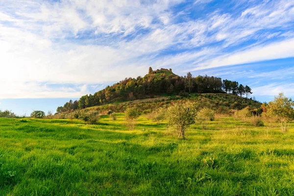 Schloss Von Monreale Altes Schloss Bei Barumini — Stockfoto