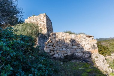 Su Forru 'a Macchina, İtalya' nın Sant 'Antioco adasında muhteşem bir plaj.