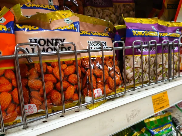 Selangor Malaysia June 2022 Peanut Based Snacks Packed Commercial Packs — Stock Photo, Image