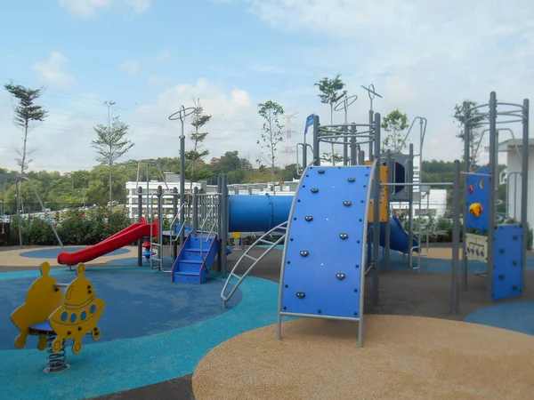 2014 Melaka Malaysia Augia 2017 Selected Attention Modern Children Playground — 스톡 사진