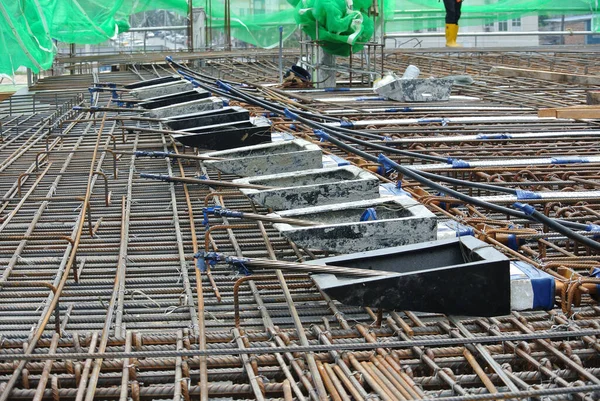 Malacca Malaysia April 2016 Prestress Cable Tendons Prestressed Concrete Construction — 图库照片