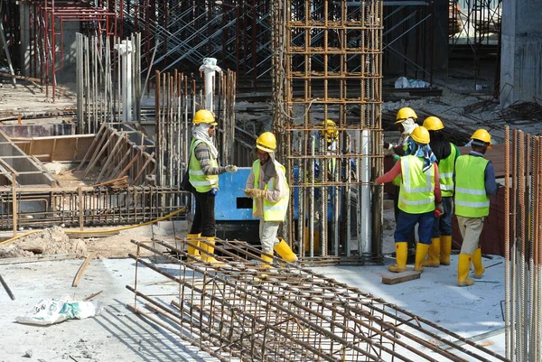 Johor Malaysia May 2016 Construction Site Progress Johor Malaysia Day — 图库照片