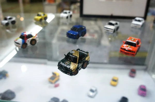 Kuala Lumpur Malaysia März 2022 Kleine Straßenbahnmodelle Die Der Sammler — Stockfoto