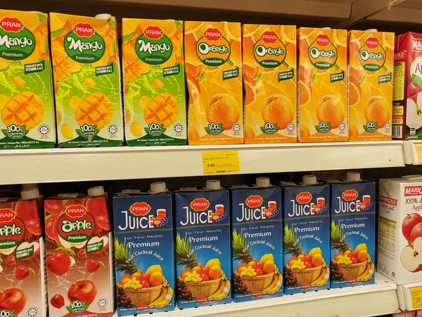 Melaka Malasia Marzo 2022 Jugo Con Sabor Fruta Envasado Una —  Fotos de Stock