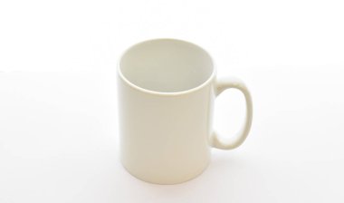 Kahve fincanı beyaz arka planda izole edilmiş. Yüksek kalite fotoğraf