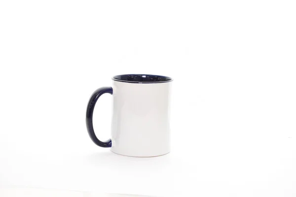 Kubek Kawy Izolowany Białym Tle Wysokiej Jakości Zdjęcie — Zdjęcie stockowe