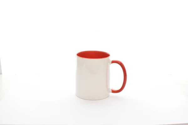 咖啡杯在白色背景上隔离 高质量的照片 — 图库照片