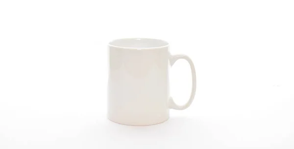 Кавова Чашка Ізольована Білому Тлі Високоякісна Фотографія — стокове фото
