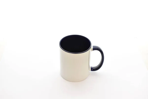 Kaffekopp Isolerad Vit Bakgrund Högkvalitativt Foto — Stockfoto