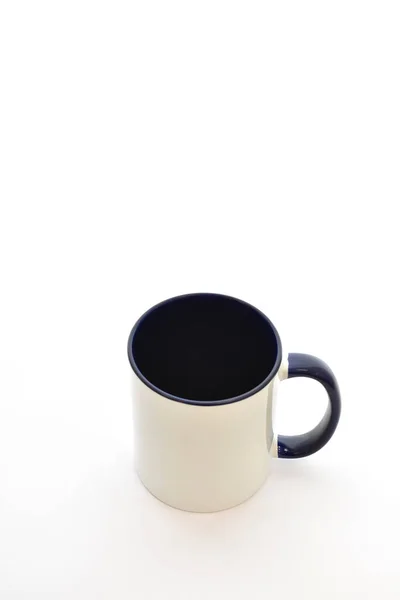 Kávový Šálek Izolované Bílém Pozadí Kvalitní Fotografie — Stock fotografie