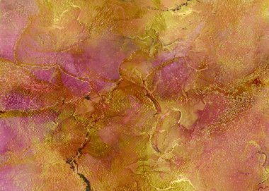 Sanat eserleri için Altın Soyut Dekoratif Kağıt Dokusu- İllüstrasyon