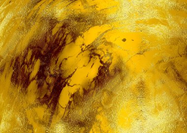 Sanat eserleri için Altın Soyut Dekoratif Kağıt Dokusu- İllüstrasyon