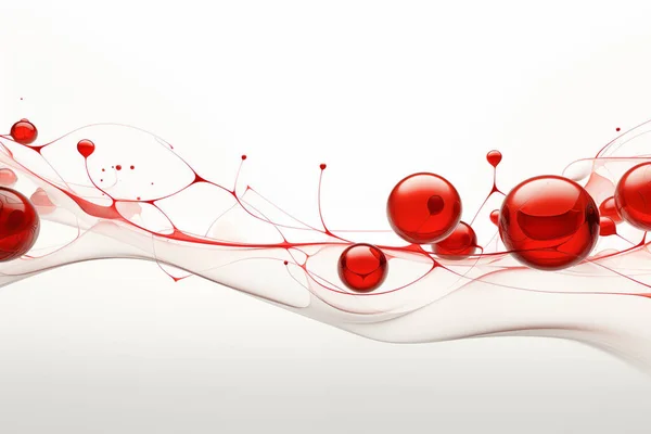 Illustration Der Roten Blutkörperchen Hochwertige Illustration lizenzfreie Stockbilder