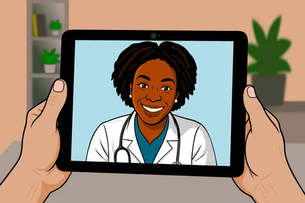 Siyahi bir doktor çevrimiçi tavsiye verir