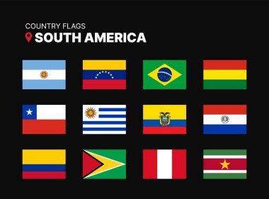 Andorra Bayrağı 3D Simgesi. Ulusal Andorra Bayrağı. Vektör illüstrasyonu