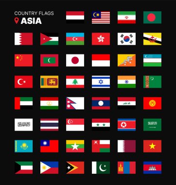 Andorra Bayrağı 3D Simgesi. Ulusal Andorra Bayrağı. Vektör illüstrasyonu