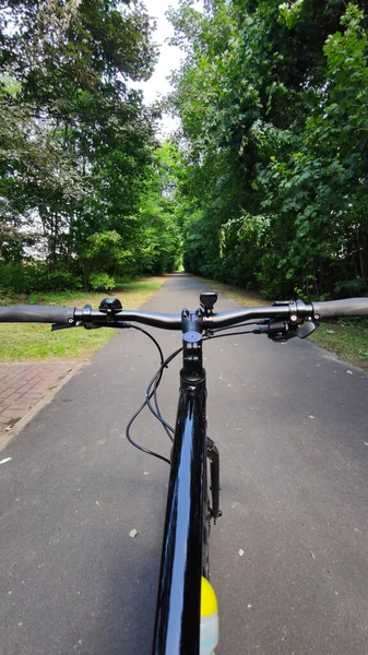 Gravel Bicycle Ride Road Summer Season — Stock Photo, Image