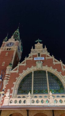 Perfect polish architecture on a sunny day. Summer season in Poland