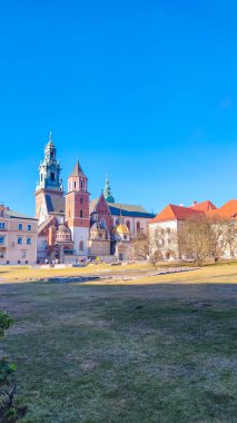 Perfect polish architecture on a sunny day. Summer season in Poland