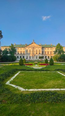 Perfect polish architecture on a sunny day. Summer season in Poland