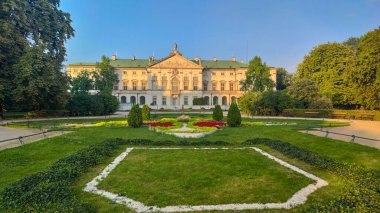 Perfect polish architecture on a sunny day. Summer season in Poland
