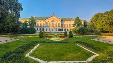 Perfect polish architecture on a sunny day. Summer season in Poland