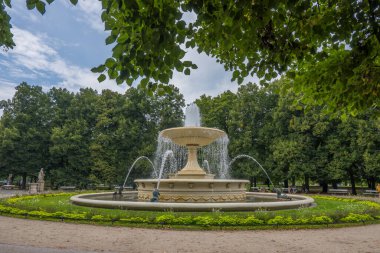 Perfect polish architecture on a sunny day. Summer season in Poland