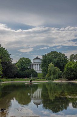 Perfect polish architecture on a sunny day. Summer season in Poland