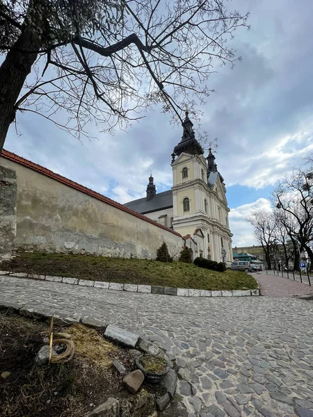 Oude Stad Lviv Architectuur Het Zomerseizoen — Stockfoto