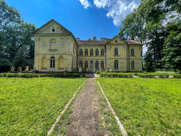 Övergiven Gammal Sheptytskih Villa Wwest Delen Ukraina — Stockfoto