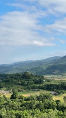 Karpat Dağları 'nın mükemmel manzara manzarası