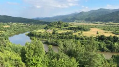 Karpat Dağları 'nın mükemmel manzara manzarası