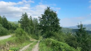 Karpat Dağları 'nın mükemmel manzara manzarası
