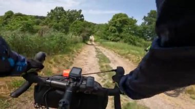 Yaz mevsiminde çakıl bisikleti sürmek