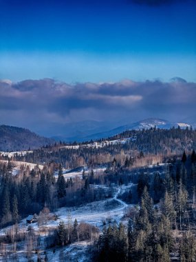 Ukrayna Karpatlar Kış karları