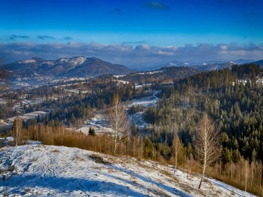 Ukrayna Karpatlar Kış karları