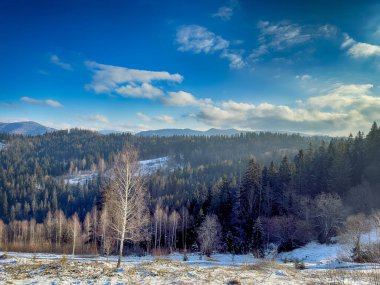 Ukrayna Karpatlar Kış karları