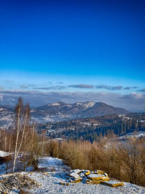 Ukrayna Karpatlar Kış karları