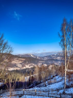 Ukrayna Karpatlar Kış karları