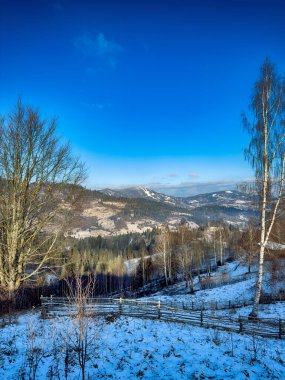 Ukrayna Karpatlar Kış karları