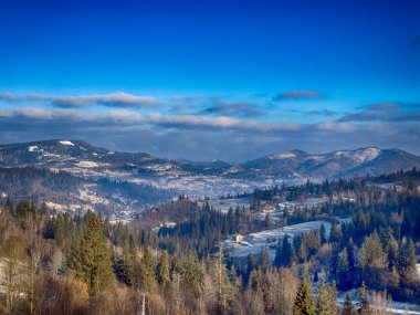 Ukrayna Karpatlar Kış karları