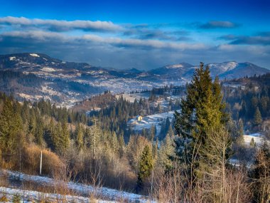 Ukrayna Karpatlar Kış karları